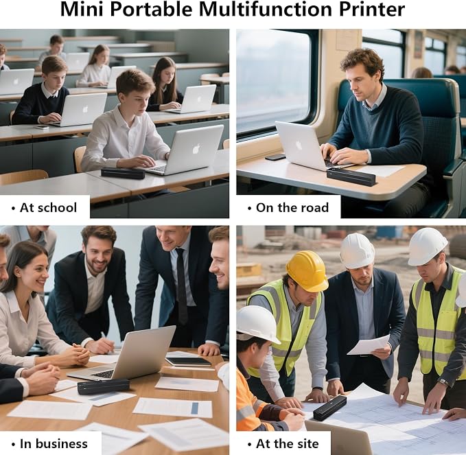 HPRT Portable Thermal Printer-Inkless Printer, Supports Thermal Paper&Labels - Image 6