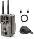 GardePro E8 2.0 WiFi Bluetooth Trail Camera, 4K Video & 64MP Photo, Dual by GardePro