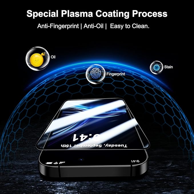QHOHQ for iPhone 16 Pro Screen Protector - Image 6