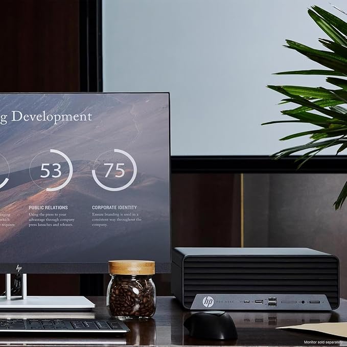HP ProDesk G7 SFF Desktop Computer, Intel Processor, Dual 4K Display Support| 32GB RAM, 1TB Storage HDD & 128GB SSD| Wi-Fi| Bluetooth| HDMI| Wins 11 Pro| Keyboard & Mouse| Business & Personal Use - Image 9