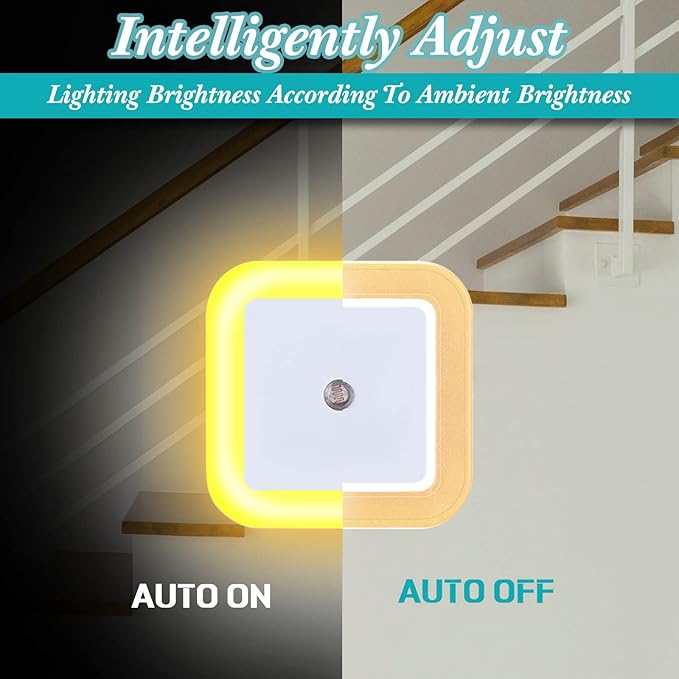 Tuanse 48 Pack LED Night Lights Plug into Wall Smart Sensor Sensor Automatic - Image 5
