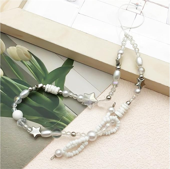 Beaded Camera Wrist Strap Cute Digital Camera Charm Lanyard Phone Chain - Image 2