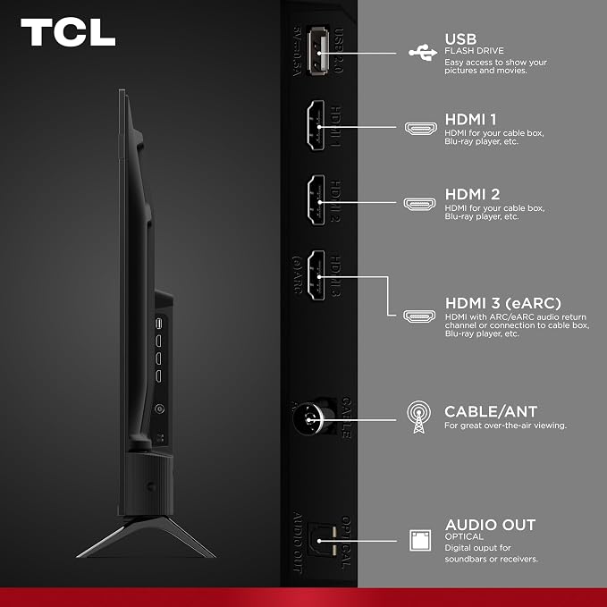 TCL 43-Inch F7D Series 4K QLED (43F7D, 2026 Model) with Dolby Vision HDR & Dolby Atmos Smart TV with Fire TV, Alexa+, Auto Game Mode, High Brightness LED Backlight, and Hands-Free Voice Control - Image 3