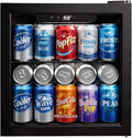 FRIGIDAIRE 12-Bottle Cooler, 1.2 Cu. Ft. Glass Door Beverage Refrigerator, Digital Display Mini Fridge with Touch Controls, Adjustable Shelves, LED Lighting & Quiet Compressor Cooling by Unknown
