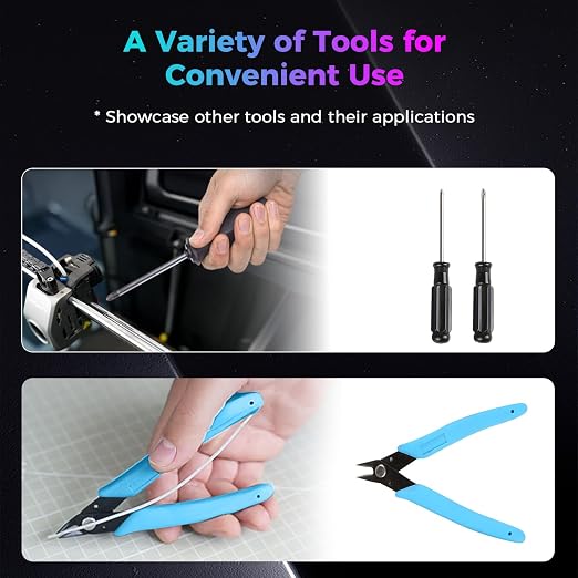 Creality Official 3D Printer Tool Kit, Cleaning/Assembly/Disassembly/Filament - Image 6
