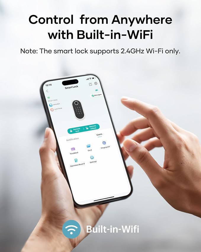 Wi-Fi Front Door Lock Set - Image 3