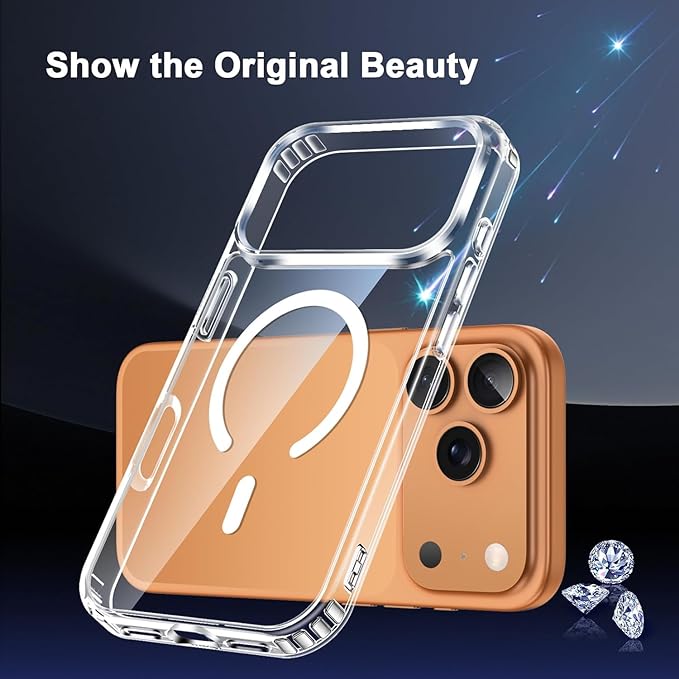 for iPhone 17 Pro Case Clear, Magnetic iPhone 17Pro Case - Image 2