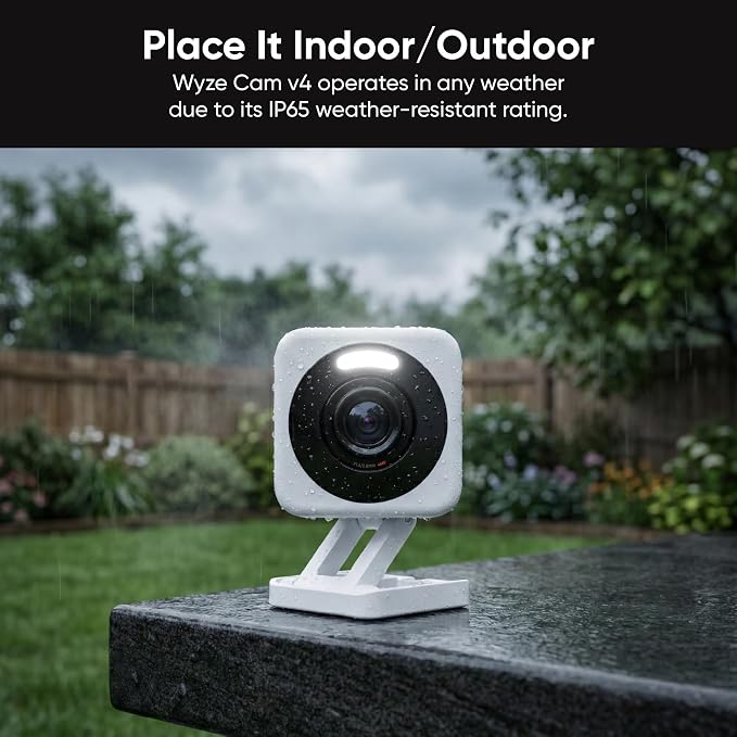 WYZE Cam v4, 2.5K AI Security Camera, Indoor/Outdoor Cameras - Image 7