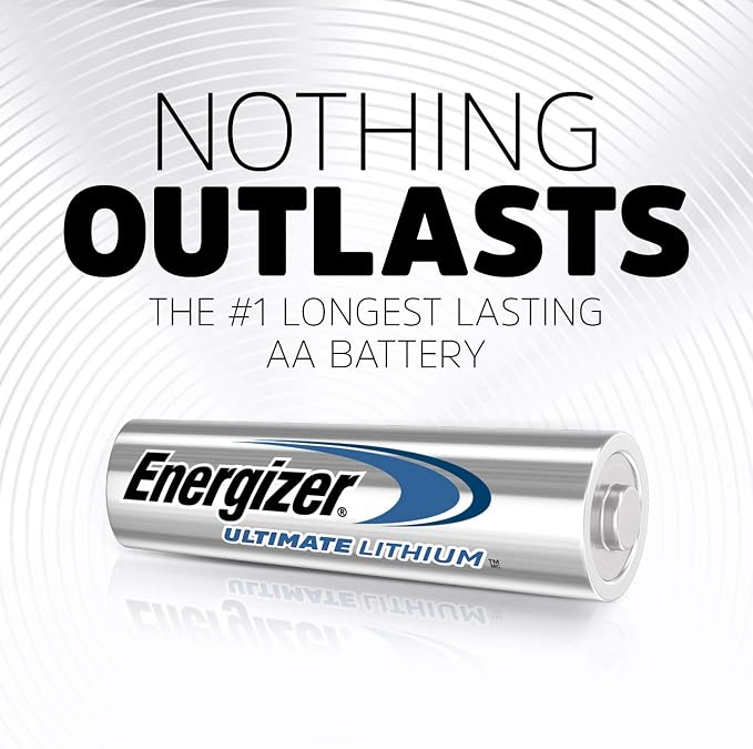 Energizer Ultimate Lithium AA Batteries, 1.5V Lithium Double A Batteries - Image 2