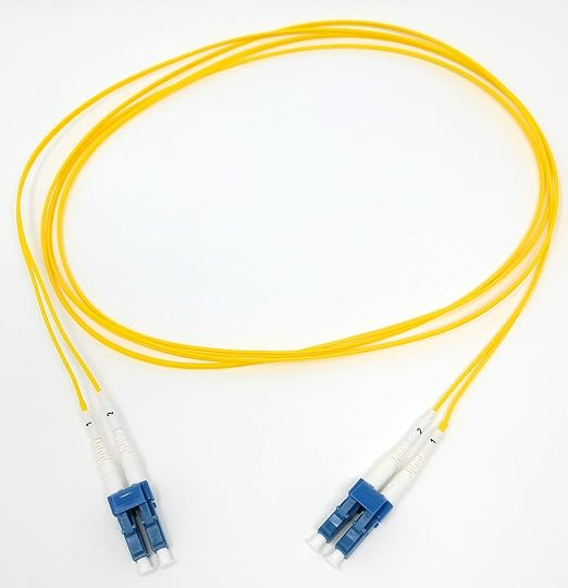 0.3 Meter Singlemode Duplex 1.2mm Ultra High Density Fiber Optic Cable by UltraSpecCables