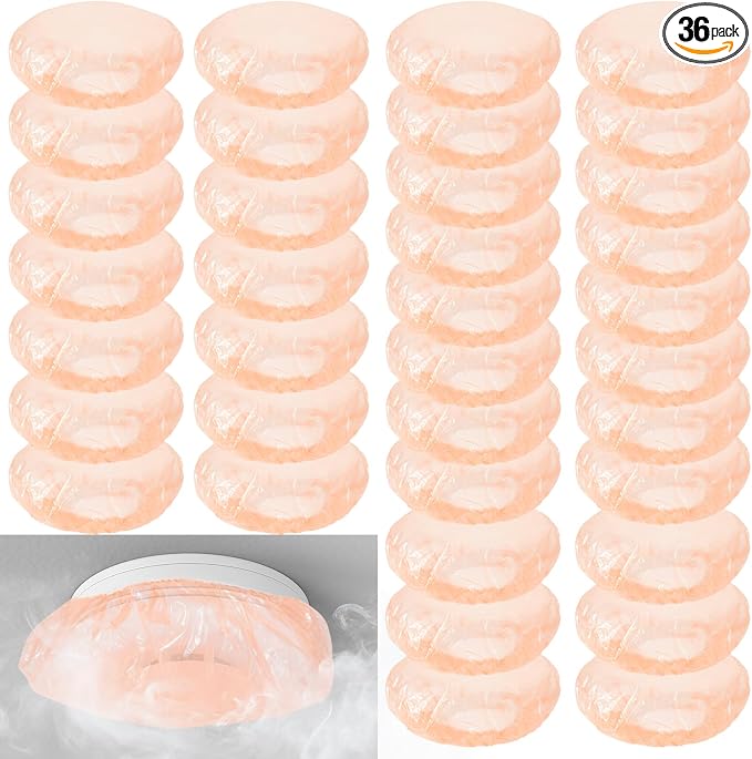 36 Pcs Orange Smoke Detector Covers by Unknown