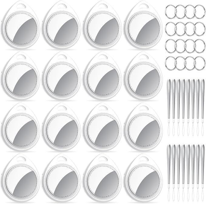 Tracker Tags-16 Pack, 5.3 Bluetooth Tracker Work by QCOQ