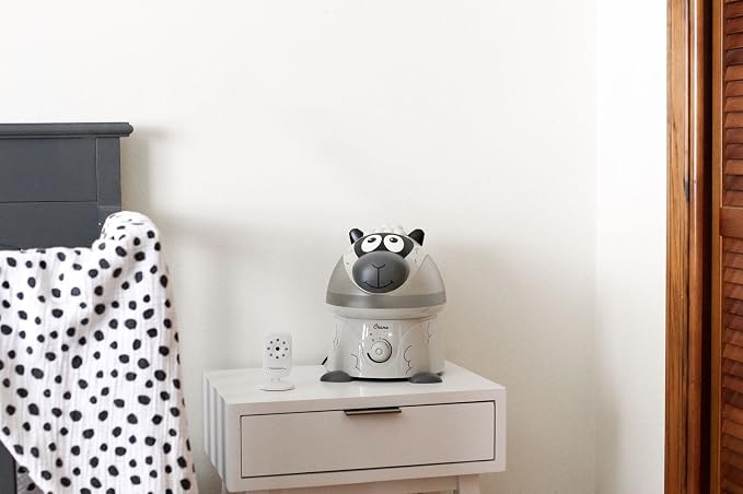 Crane Adorables Ultrasonic Humidifiers for Bedroom and Baby Nursery, 1 Gallon Cool Mist Air Humidifier for Large Room or Kid's Room, Humidifier Filters Optional, Sheep - Image 5