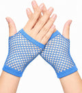 Seeksmile Women's Girls 80's Theme Party Emo Fingerless Arm Fishnet Gloves by Seeksmile