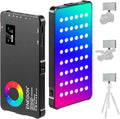 ENEGON RGB Video Light, Built-in 4000mAh Rechargeable Battery LED Camera Light by ENEGON