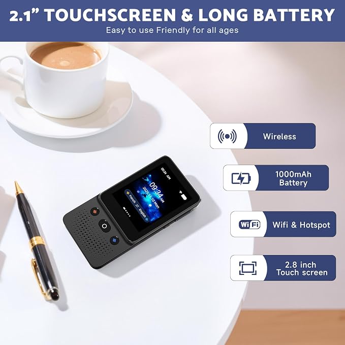 Language Translator Device, Voice Ai Translator Device T21 Wi-Fi Available - Image 7
