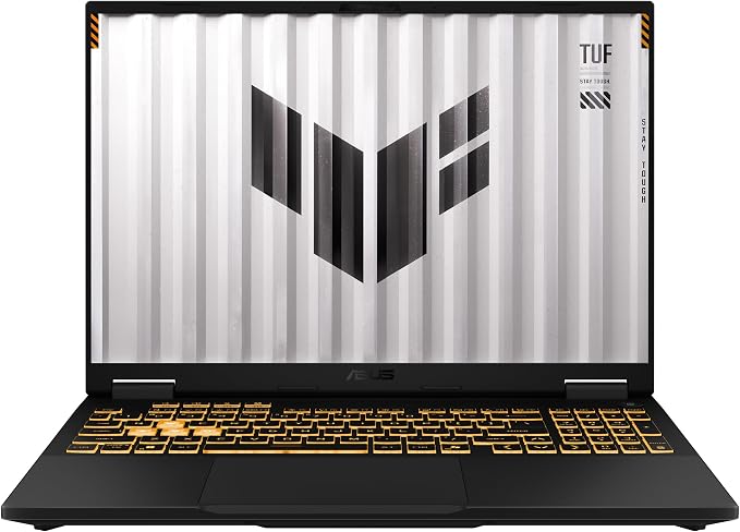 ASUS TUF Gaming F16 (2025) Gaming Laptop, 16” FHD+ 165Hz 16:10 Display, Intel® Core™ i5 Processor 13450HX, NVIDIA® GeForce RTX™ 5050, 16GB DDR5, 512GB PCIe Gen4 SSD, Wi-Fi 6E, Win 11 Home by Unknown