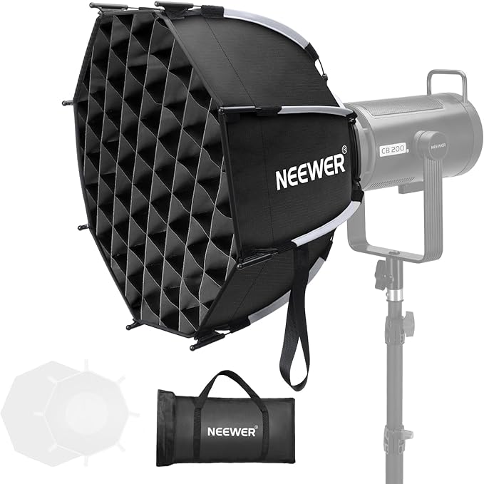 NEEWER Octagonal Softbox Kit, 17.7" Parabolic Soft Box by Neewer