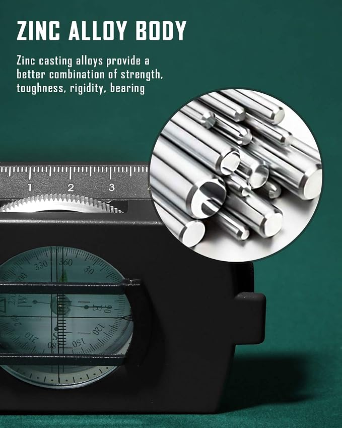 Eyeskey Multifunctional Tactical Survival Military Compass - Image 2
