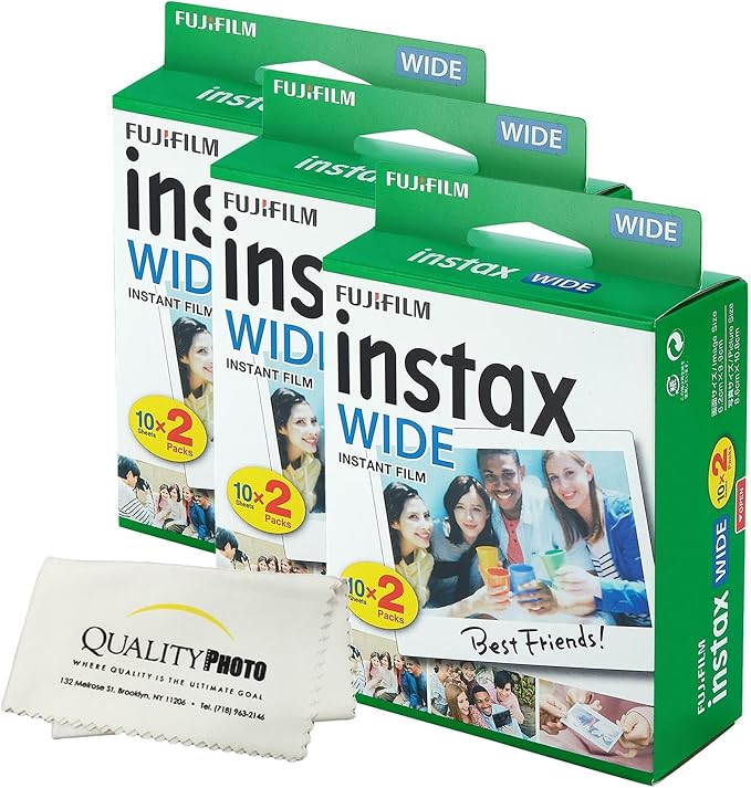 Fujifilm Instax Wide Instant Film Photo Microfiber Cloth – Compatible by FUJIFILM
