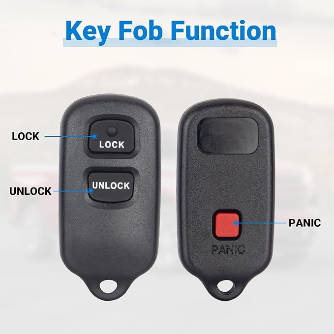 Key Fob Replacement Keyless Entry Remote Control Compatible - Image 6