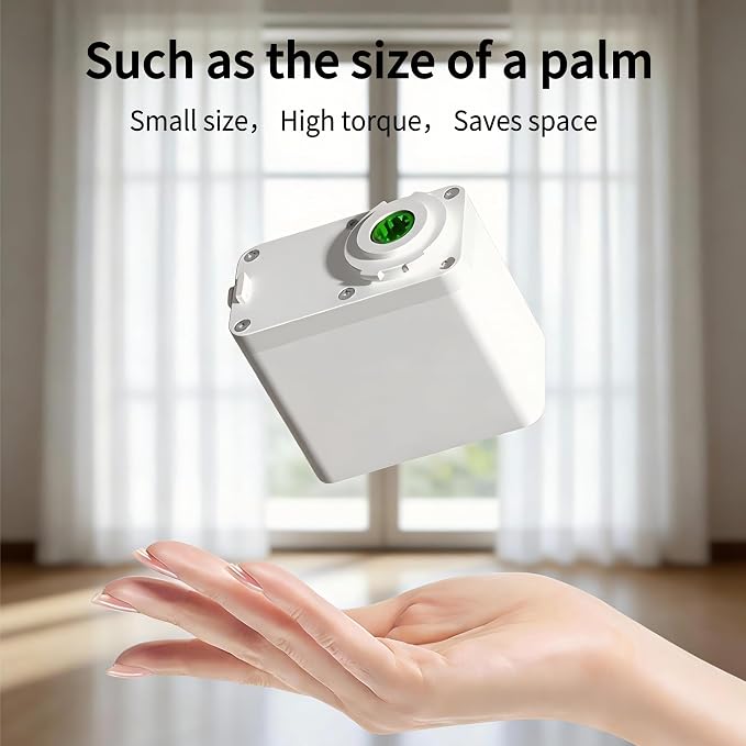 Mini Zigbee Motor with Plug for Smart Curtain Track System, Motorized Curtains - Image 4