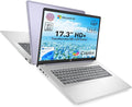 HP 17.3" Touchscreen Laptop w/Microsoft 365, 16GB RAM, 512GB SSD+128GB UFS, Webcam w/Shutter, Fingerprint Reader, Backlit Keyboard, Microsoft Copilot Key, Intel Quad-Core CPU, Win11, Lavender by Unknown