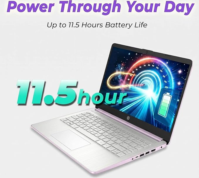 HP Everyday Laptop with Copilot AI • 2026 Edition • Intel 4-Core N150 Processor • 4GB RAM DDR5 • 128GB SSD + 1TB Cloud Storage • Microsoft 365 • Thin & Portable • 11.5hrs Battery • Windows 11 - Image 5