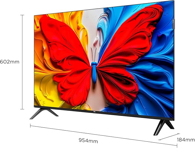 TCL 43S5K Television 43 Inch Smart TV QLED HDR 10 Google TV, Dolby Audio, Game Mode, Multiple Eye Care with Slim Design (2025 Model) - Image 4
