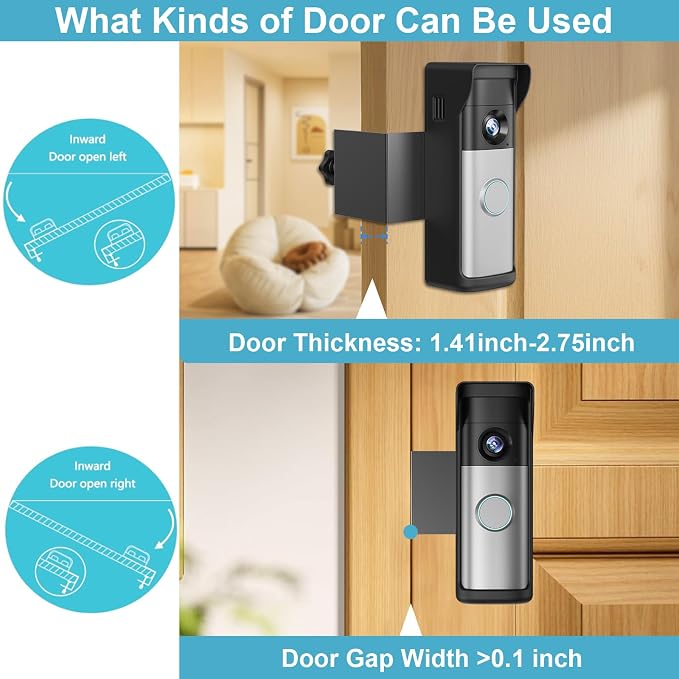 2026 Upgrade Anti-Theft Video Doorbell Mount - Image 3