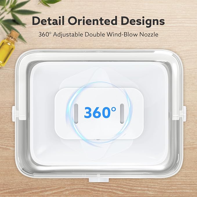 CHIVALZ Humidifiers for Bedroom Large Room Home, 6L Cool Mist Humidifier for Baby and Plant, Oil Diffuser, Top Fill Humidifier with Night Light, Quiet 26dB, Up to 50H, White 1Pack - Image 7