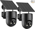 ELYSOO Solar Security Cameras Wireless Outdoor, 2.4GHz WiFi, 2K Color Night by Unknown