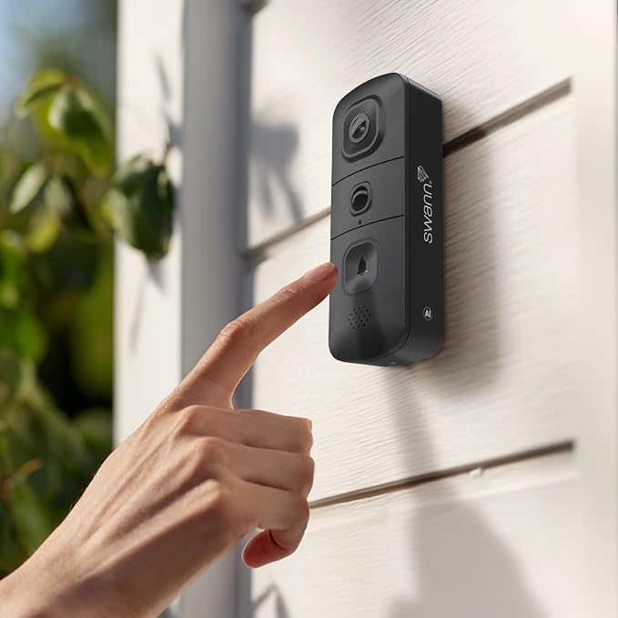 Swann Evo Wireless Video Doorbell Black - Image 5