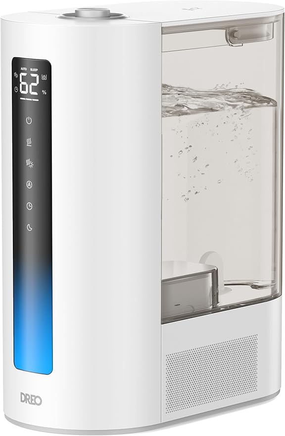 Dreo 6L Humidifiers for Bedroom and Large Room, Cool & Warm Mist Humidifier for Plants & Protec Humidifier Tank Cleaner, 1 Count - Colors May Vary - Image 2