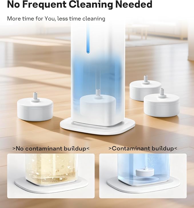 Leemone HM735S Demineralization Cartridge fit for Dreo Humidifiers HM735S, Prevent Mineral Build-up, Scale-Inhibitor, Extend Humidifier Life, Safe Material, 4 Pack - Image 5