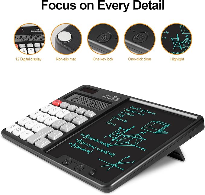 Calculator with Writing Pad - Image 2
