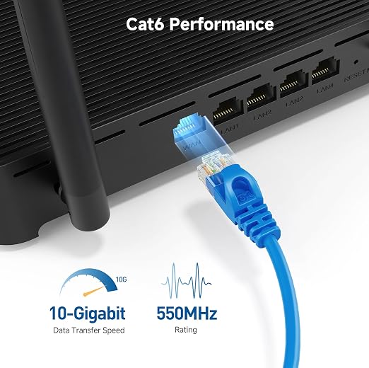 Cable Matters 10Gbps Snagless Cat 6 Ethernet Cable - 35ft - Image 4