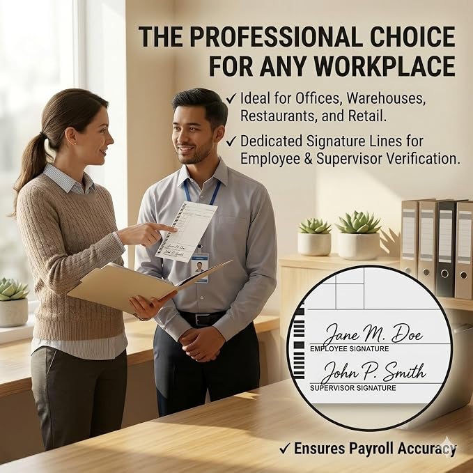 44100-10 Employee Time Cards, 2 Boxes of 100 - Image 6