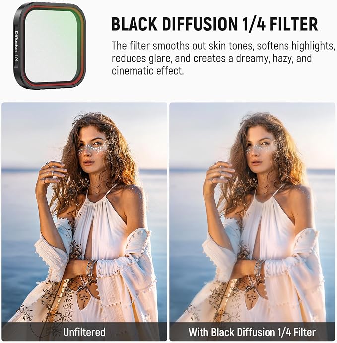 NEEWER 1/4 Black Diffusion Filter Compatible - Image 3