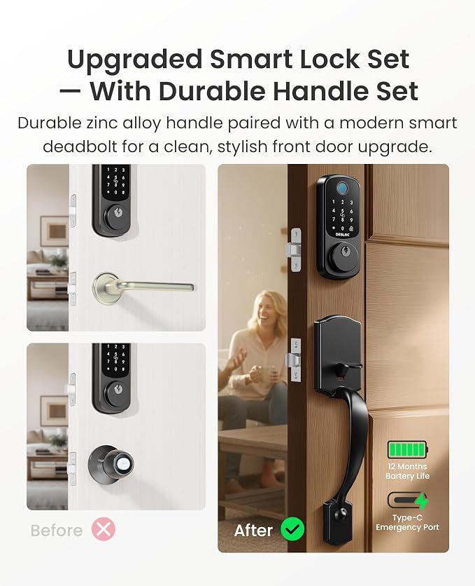DESLOC B200 Keyless Entry Door Lock - Image 3