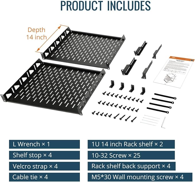 Tecmojo 16U Open Frame Network Rack - Image 6