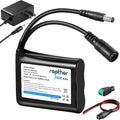 rapthor Rechargeable 12V 2600mAh Lithium ion Battery Pack with Charger Compatible with 12V Devices, Bike Light, DIY Project, Radio, Fishing Light,LED Light Strip, CCTV Camera by rapthor