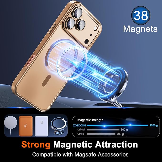 for iPhone 17 Pro Case with Privacy Screen Protector and Camera Protection - Image 3
