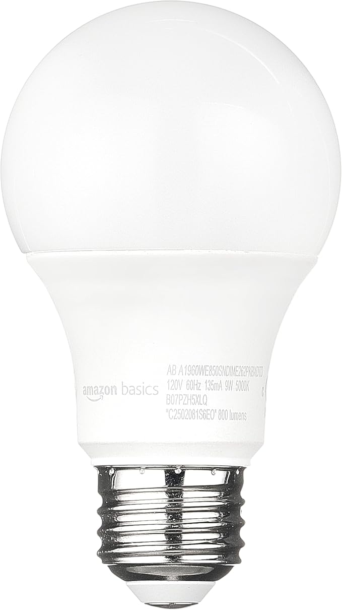 Amazon Basics A19 Dusk to Dawn Sensor LED Outdoor Light Bulb, 60W Equivalent - Image 2