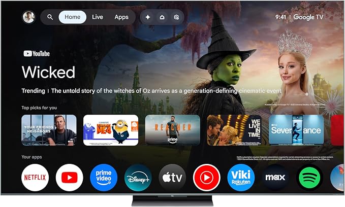 TCL 75 Inch Class QM9K Series | Mini LED QLED 4K | 75QM9K, Latest Model | 144HZ Peak Brightness & Contrast Dolby Vision | Up to LD6K Precise Dimming | AI Smart Google TV | Dolby Atmos Bang & Olufsen - Image 21