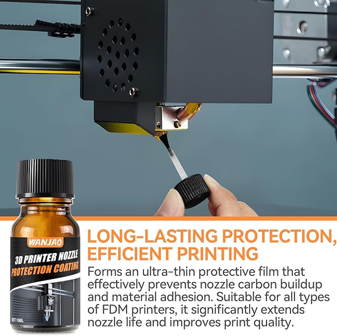 3D Printer Nozzle Protection Coating, 3D Printer Nozzle Cleaner High Temperature - Image 5