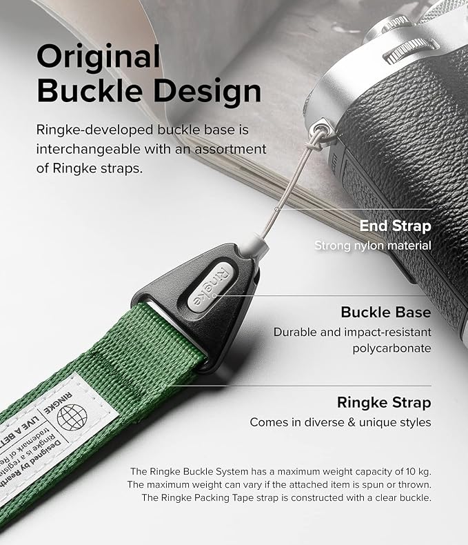 Ringke Hand Strap Designed for Camera Strap and Phone Strap, Adjustable Sturdy - Image 6