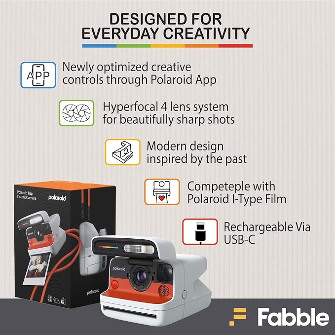 Polaroid Flip Instant Camera White Bundle - Image 5