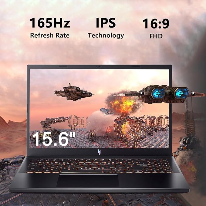 Acer Nitro V 15.6" FHD IPS 165Hz Gaming Laptop, Intel Core i5-13420H, GeForce RTX 5050, 64GB RAM 1TB SSD, Wi-Fi, Webcam, Backlit Keyboard, 128gb 9H Docking Station, Windows 11 Pro, Black - Image 7