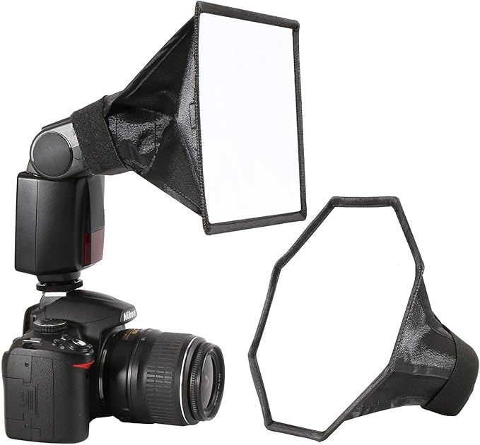 waka Flash Diffuser Light Softbox, Speedlight Softbox Collapsible by Visitthewakastore